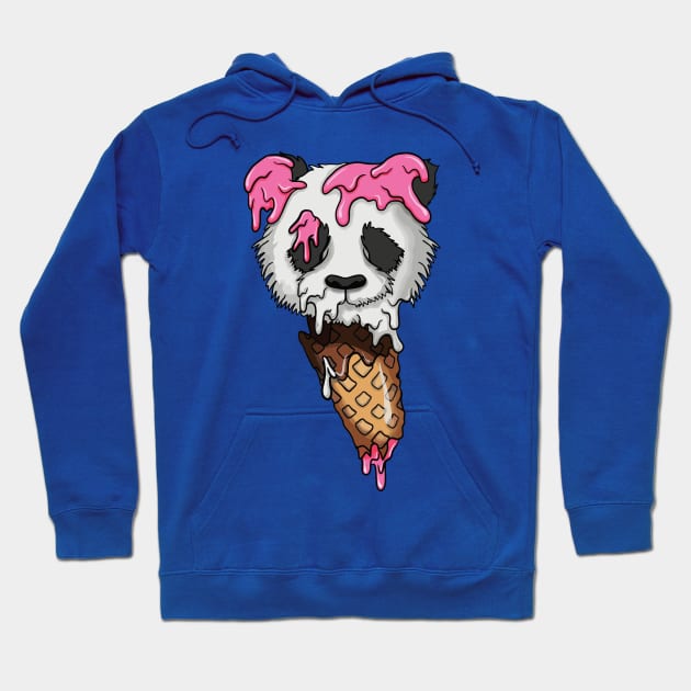 Panda Ice cream Hoodie by Gofart